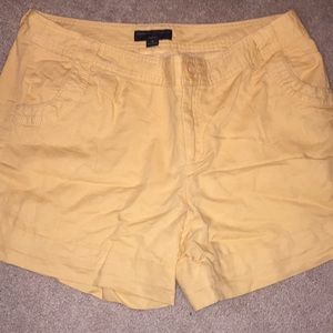 Banana Republic Yellow Women Shorts